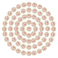 thumbnail image 1 of 12mm Sunflower Diamond Sew on Rhinestones, 150 Pcs Rhinestone Sequin Embellishments Crystal Glass Metal Base for Bedazzling, Light Pink, 1 of 7