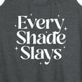 thumbnail image 3 of Instant Message - Every Shade Slays - Women's Racerback Tank Top, 3 of 6