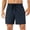 Navy, variant on ZQUUVOU Men's Shorts Solid Color Drawstring Sports Fitness Training Breathable Shorts Zipper Pockets Olive Green