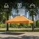 thumbnail image 3 of Ilios Innova | Toldo Plegable Naranja 3x4.5 Carpa para Exteriores Resistente al Clima, Impermeable, Estructura de Hierro y Tela Oxford 600D., 3 of 9