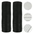 thumbnail image 3 of Miangastore Ruban en Maille Poly Noir 2 Pcs pour Projets Floraux 9000x10.2 Po, 3 of 9