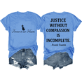 thumbnail image 6 of Justice Without Compassion Is Incomplete T-Shirt Justice Without Compassion Is Incomplete Shirt, 6 of 7