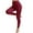 Wine Red, variant on XFLWAM Women's Yoga Pants with Pockets High Waist Trousers Tummy Control Workout Running Athletic Exercise Yoga Leggings Black S
