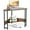 Rustic Brown, variant on Giantex Corner Desk w/Power Outlet, 90-degree Triangle Computer Desk for Small Space, Space-saving Writing Desk, Laptop PC Desk for Home Office, Black
