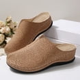 thumbnail image 6 of YLYL Women Wedge Clogs Closed Toe Arch Support Comfortable Casual Slip on Backless Mules Shoes, 6 of 8