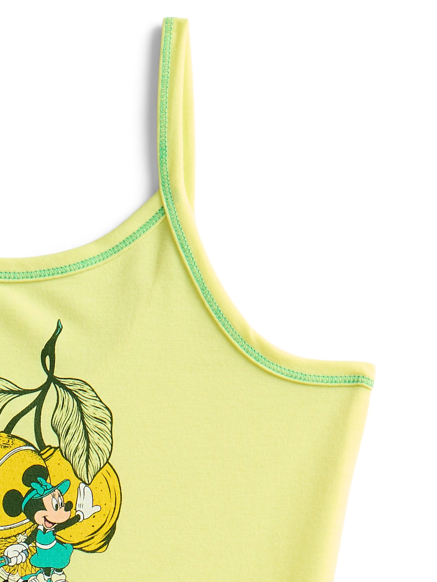 Minnie Mouse Girls Sleeveless Graphic Romper, Sizes 4-12