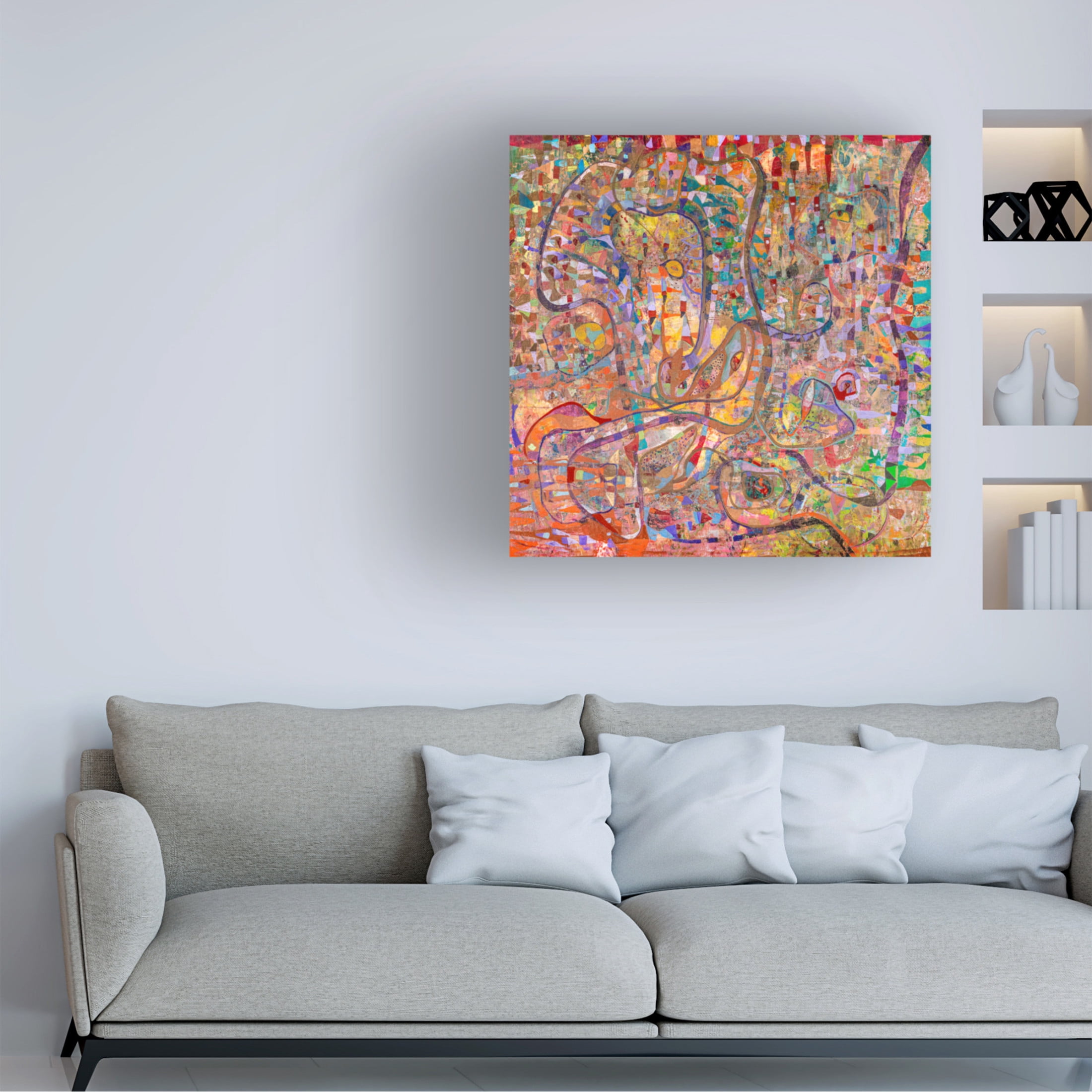 Trademark Fine Art Alise Loebelsohn Dystopia Canvas Wall Art
