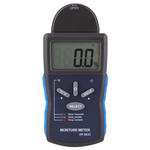 Detector de humedad, medidor de humedad de madera digital LCD portátil Medidor de humedad de madera probado profesionalmente NikouMX herramienta