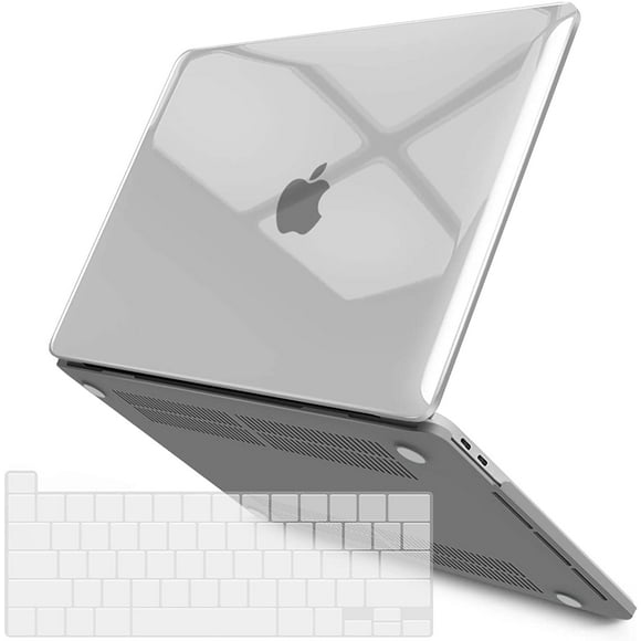 IBAOLE New 2020 MacBook Pro 13 Inch Case M1 A2338 A2289 A2251 A2159 A1989 A1706 A1708, Hard Shell Case with Keyboard Cover for Apple Mac Pro 13 Touch Bar(2020-2016), Crystal Clear, T13CYCL+1A