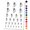Black, variant on Archer Quiver with Arrows Archery Water Resistant Temporary Tattoo Set Fake Body Art Collection - Purple