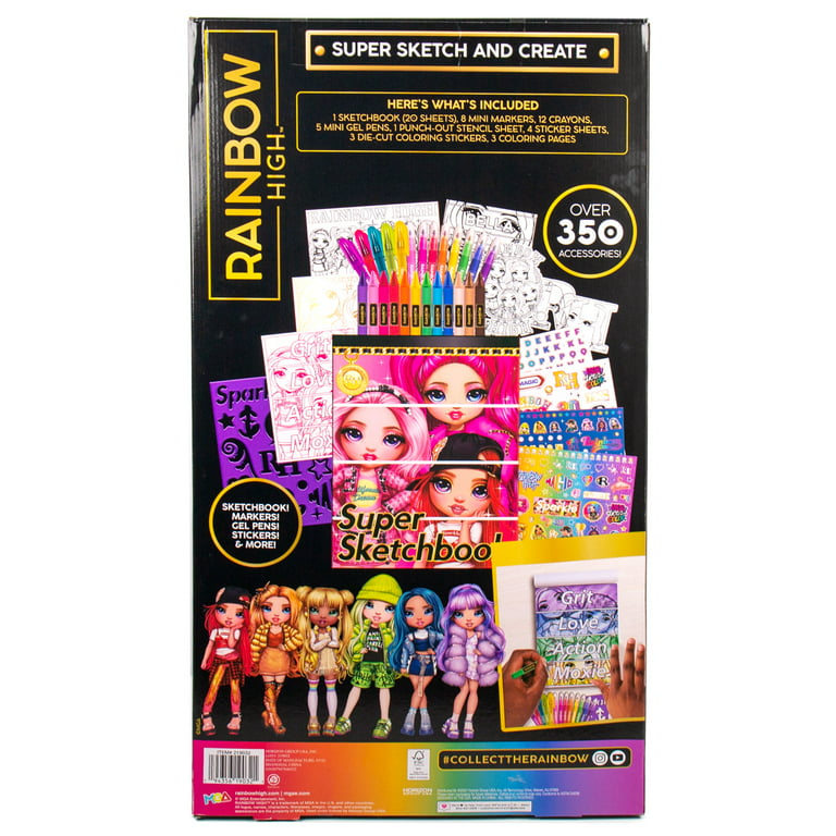 Rainbow Sketch Paper Kit: Unleash Your Kid's Creativity - Temu