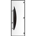 thumbnail image 3 of Front Exterior Prehung Steel Door / Ronex 1077 Teak / Entry Metal Modern Painted W36x96 Left-hand, 3 of 6