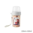 thumbnail image 4 of Kitchen Fresh-Keeping Containers Kitchen Portable Double-Layer Storage Containers Grains Dry Goods Compartment Storage Tank Fresh-Keeping Containers on Clearance, 4 of 9