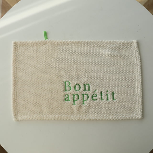 Face Cloth Wash Cloth Soft Hand Towel Water Absorption Alphabet Embroider Rectangle