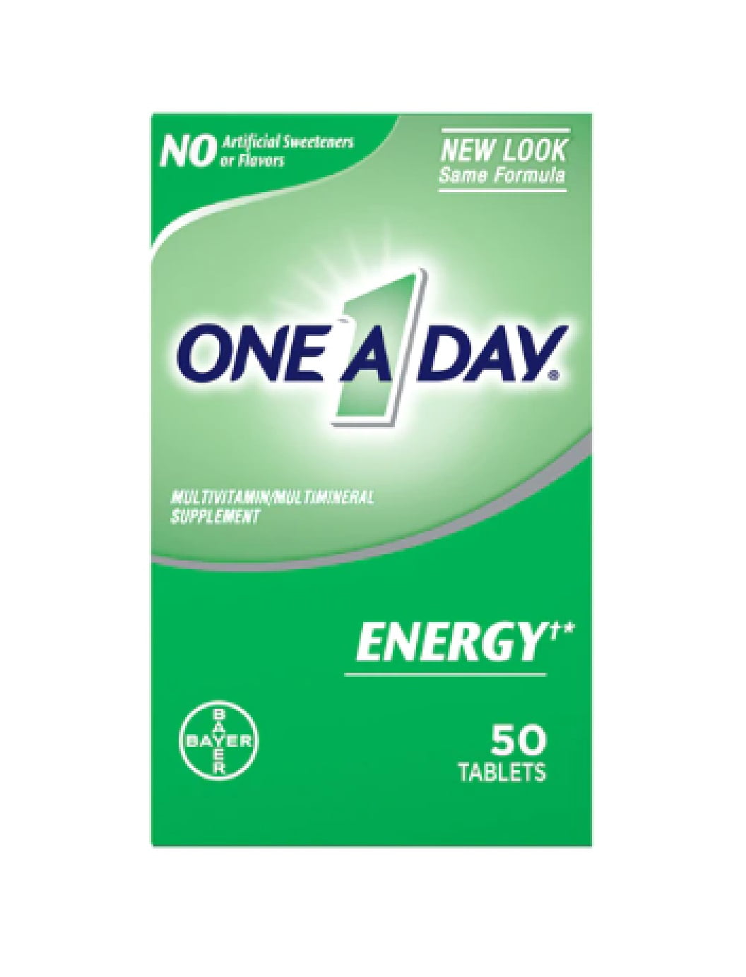 One A Day Energy Multivitamin Multimineral Supplement, 50 Tablets