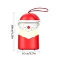 thumbnail image 3 of Rechargeable Collapsible Santa Claus Lantern, LED Color‑Changing Christmas Lamp, Musical Hanging Night Light for Indoor Christmas Decor, Bookshelf, Entryway and Home Decoration, 3 of 6