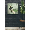 thumbnail image 2 of Epic Art 'Mr Deer and Mrs Rabbit' by Fab Funky Acrylic Glass Wall Art, 24"x24", 2 of 3