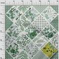 thumbnail image 3 of oneOone Polyester Spandex Dark Green Fabric Florals Dress Material Fabric Print Fabric By The Yard 56 Inch Wide, 3 of 6