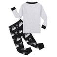 thumbnail image 2 of WIBACKER Baby Boys' Pajamas Tee and Pant 2-Piece Pj Set 100% Cotton Long Sleeve Sleepwear, Train 7Y, 2 of 7