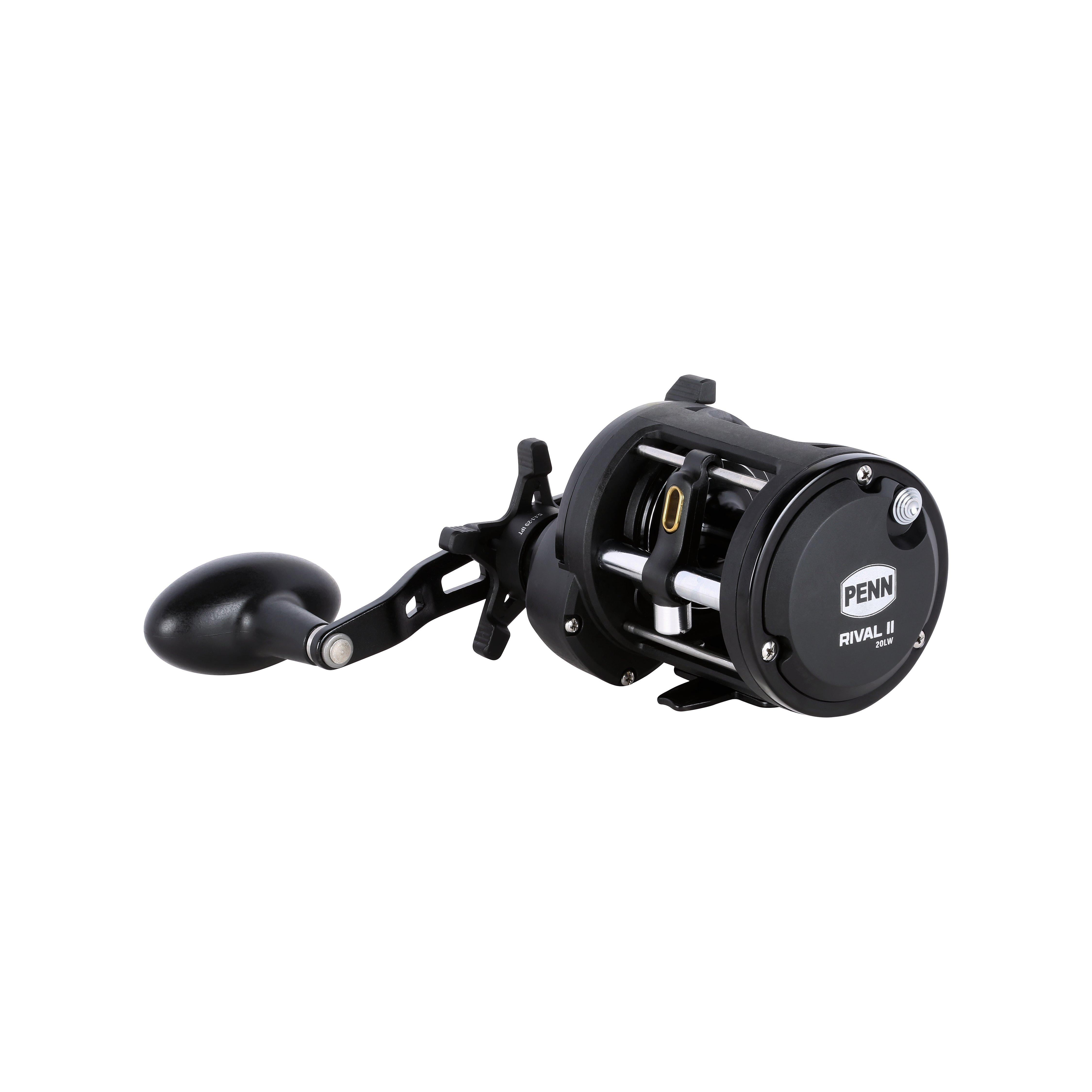 PENN Rival II Level Wind Conventional Fishing Reel, Right-Handed, 20 Size Reel