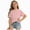 Pink, variant on Baby Girls Boys Toddler Short Sleeve Cotton Soft Tees Solid Plain T-Shirts for Unisex Preschool Everyday Wear(L101-Sky Blue,110)