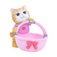 thumbnail image 2 of deevoka Cat Tray Home Decor Candy Dish Cute Key Bowl for Living Room Bedroom Cabinet D, 2 of 9
