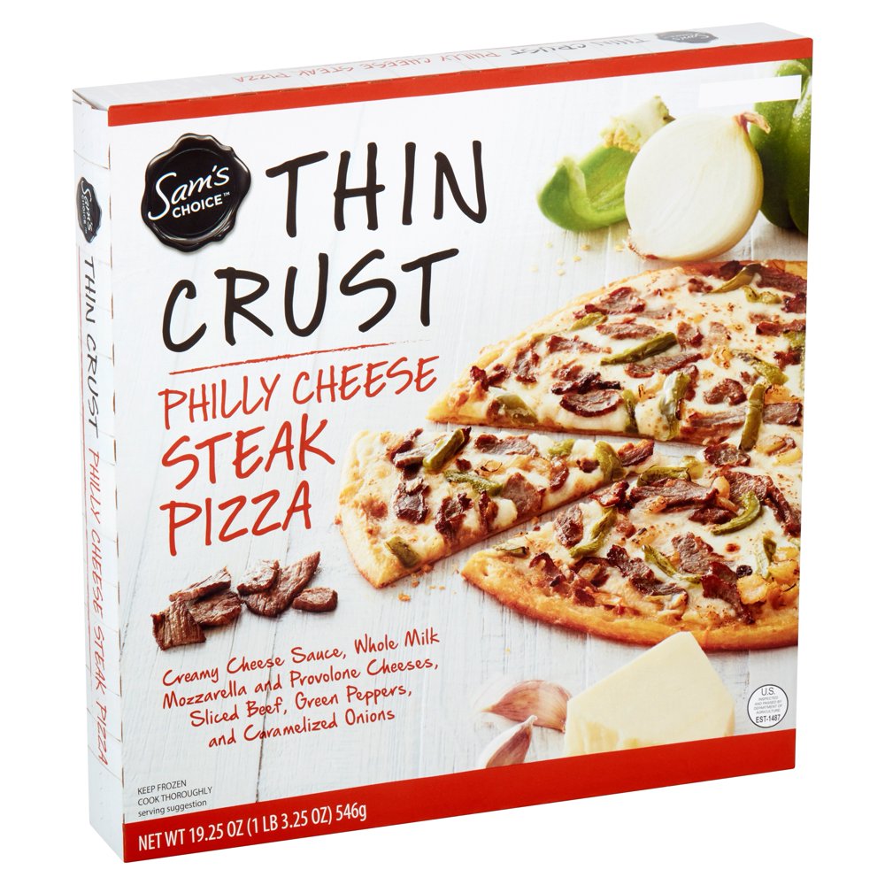 Sam's Choice Thin Crust Philly Cheese Steak Pizza, 19.25 oz