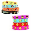 12 Pokemon Bracelets and 12 Emoji Bracelets Party Supplies