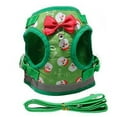 thumbnail image 2 of Christmas Pet Vest Harness Set Reflective Adjustable Dog Wearing Breathable Mesh Vest With Leash Chicken Hen Leash For Duck, 2 of 5