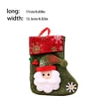 thumbnail image 4 of Inteprter Bolsas de Navidad Envoltura pequeña Papá Noel Muñeco de nieve Colgador Calcetines Goodie Bag Colgante de Navidad Joyas Barra de Kits de decoración para fiestas Papá Noel, 4 of 6