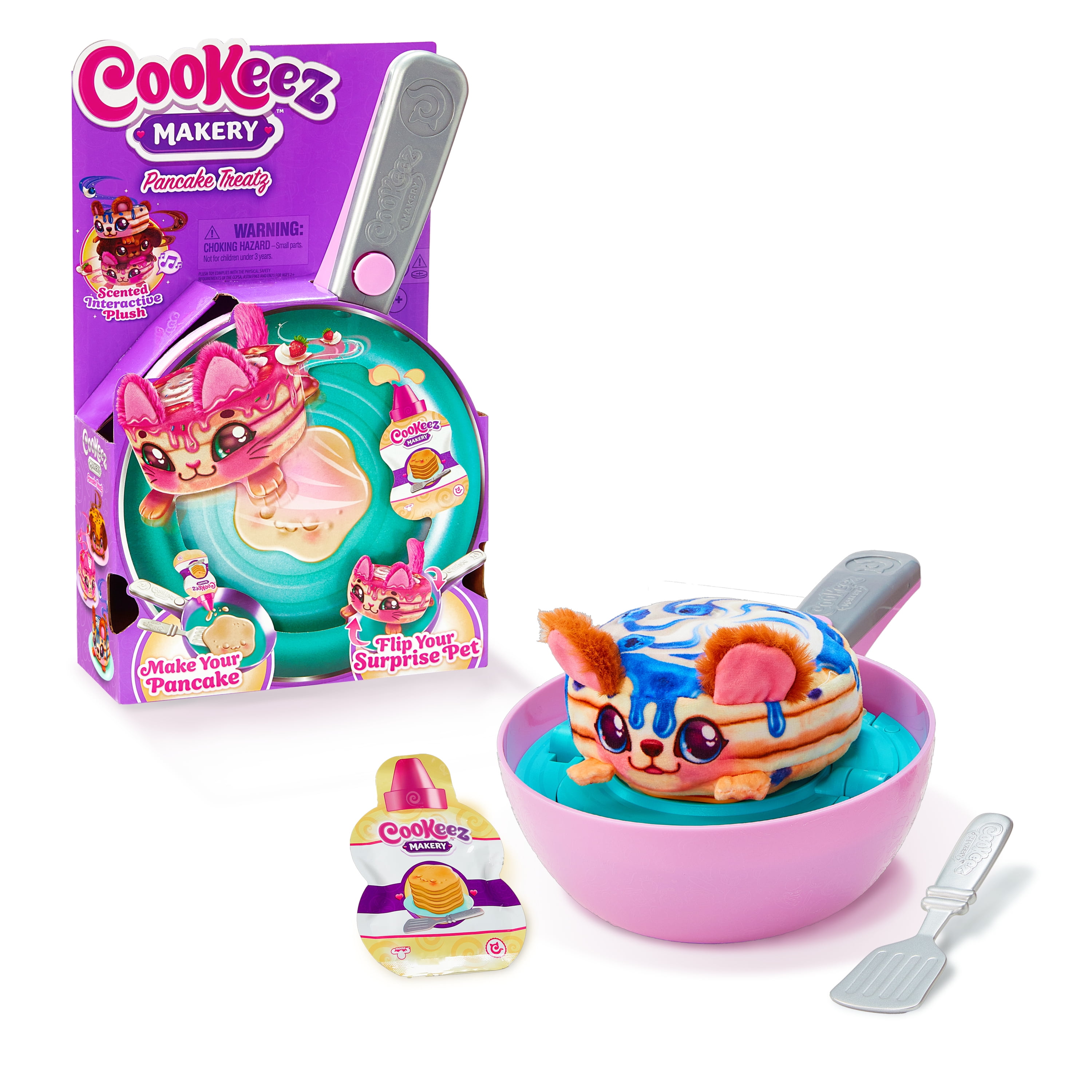 Cookeez Makery, Pancake Treatz, Surprise Plush, Ages 5+ - Walmart.com