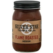 SilverStar Flame Roasted Salsa Medium, 16 oz. (Pack of 6)