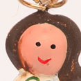 thumbnail image 3 of Gibobby Decoración navideña del hierro creativo Pintado a mano Angel Girl Colgante Árbol de Navidad Accesorios colgantes(Red), 3 of 4