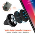 thumbnail image 4 of Soporte Universal Magnetic Vent Mount Negro - HyperGear negro, 4 of 8