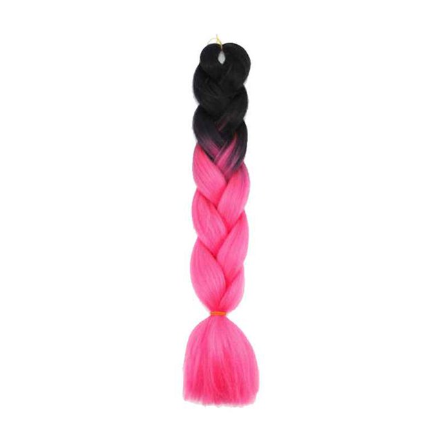 pitrice Gradient Color Women Braid Hair Large Braiding Hair Wigs High Temperature Fiber Synthetic Hair Extensions