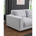 thumbnail image 3 of Devion Furniture 4-Piece Upholstered Velvet & Fabric Modular Sofa in Beige, 3 of 9