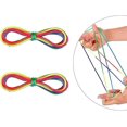 thumbnail image 1 of Rainbow Finger Rope Toy Set - 160cm Length, Cat's Cradle Game, Creative Stimulation, 1 of 5
