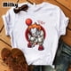 thumbnail image 3 of Camiseta personalizada de película de payaso de terror para mujer, ropa con estampado de Stephen King, Pennywise, Tops para mujer 2024, 3 of 5