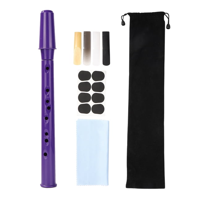 Saxofón Pequeño 8 Agujeros Accesorios Ligeros para Instrumentos Musicales Viento