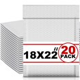 thumbnail image 1 of Envelope Ireer, paquete de 20 unidades, 45 x 55 cm, acolchado con burbujas, impermeable, 1 of 6