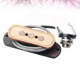 thumbnail image 3 of Cigar Box Guitar Pickup Maple Wood Soundhole Pickup for Guitar with Metal Components Brown 3 String, 3 of 8