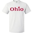 thumbnail image 3 of Inktastic Ohio in Red Text with Heart T-Shirt, 3 of 5