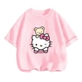 thumbnail image 2 of Camiseta de Hello Kitty, ropa para niños, camisetas de manga corta, ropa de calle, jersey, conjuntos de ropa para bebés, tops casuales, 2 of 5
