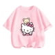 thumbnail image 2 of Camiseta de Hello Kitty, ropa para niños, camisetas de manga corta, ropa de calle, jersey, conjuntos de ropa para bebés, tops casuales, 2 of 5