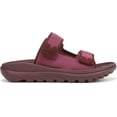 thumbnail image 2 of Vionic Women's Hope Rx Recovery Slide Sandal Cherry Jubilee Knit/Suede 8M, 2 of 5