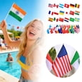 thumbnail image 1 of zhangmingg Double-Sided Handheld Flags for Sports Events Festive Celebrations and National Display, 1 of 7
