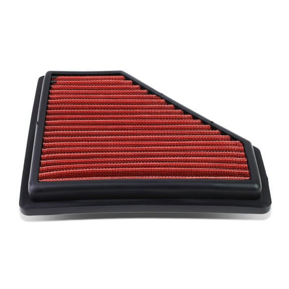 DNA Motoring AFPN-080-RD For 2008 to 2011 Ford Focus 2.0L Reusable & Washable Replacement High Flow Drop-in Air Filter (Red) 09 10