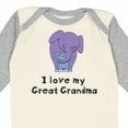 thumbnail image 4 of Inktastic I Love My Great Grandma Elephant Boys Long Sleeve Baby Bodysuit, 4 of 5