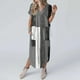 thumbnail image 2 of Vestido de Manga Corta para las Mujeres, Vestido Casual de Cuello en V de Bolsillo de Impresión de Moda Sexy Hecho de Poliéster Ligero para el Verano, Vestido de Verano para las Mujeres, 2 of 5