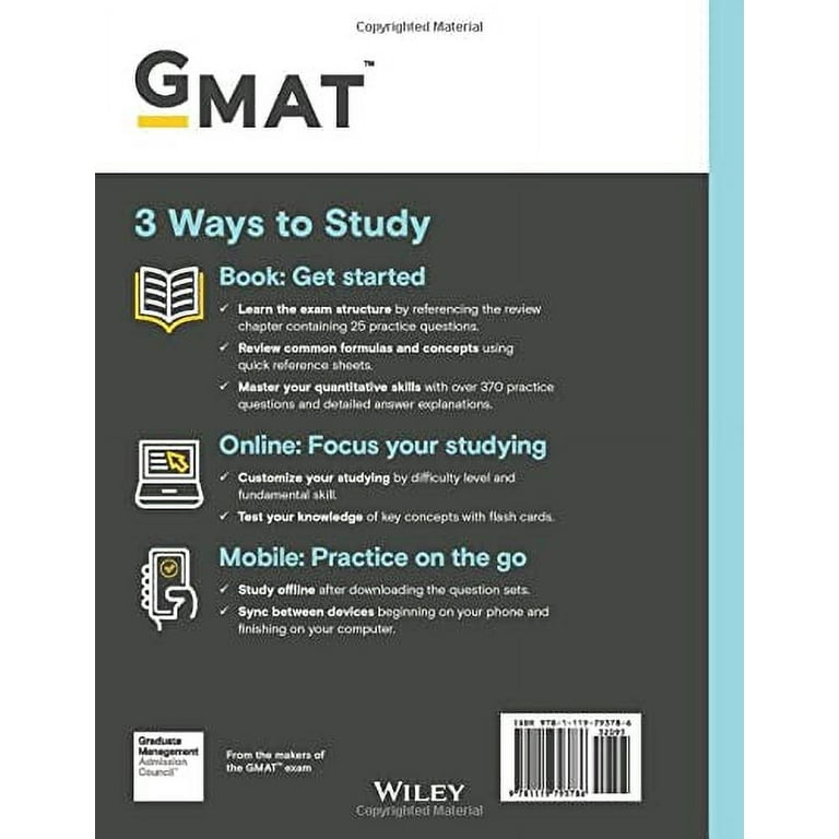 GMAT Official Guide Quantitative Review 2022: Book + Online